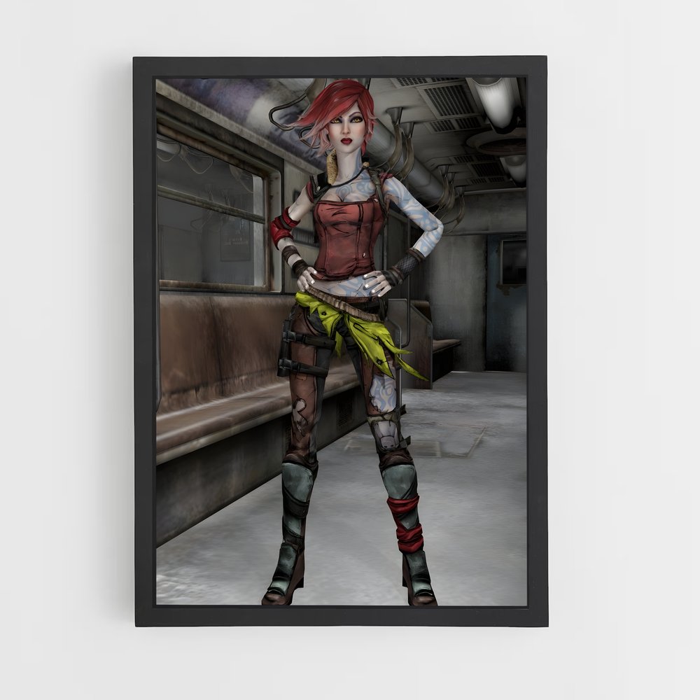 Poster Lilith en Action – affiche Borderlands (vue 2)